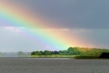 Gökkuşağı yağmur sonra