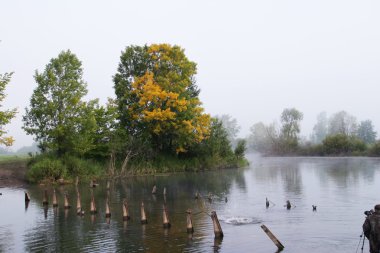 fotoğrafçının çalışmaları Nehri üzerinde