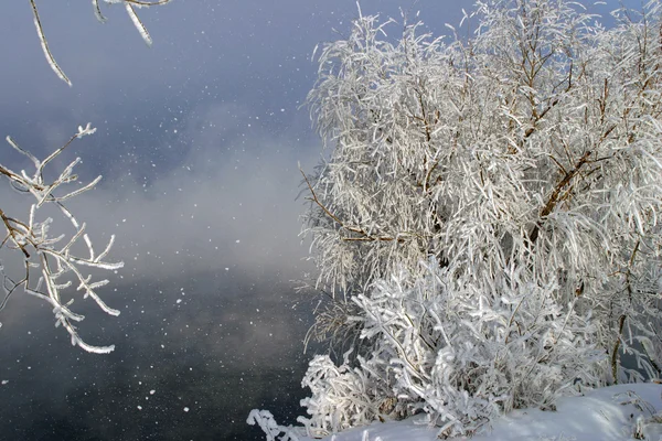 Karlı kış Rusya — Stok fotoğraf