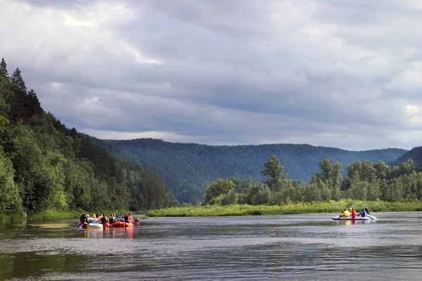 Řeka v Jižní Ural — Stock fotografie