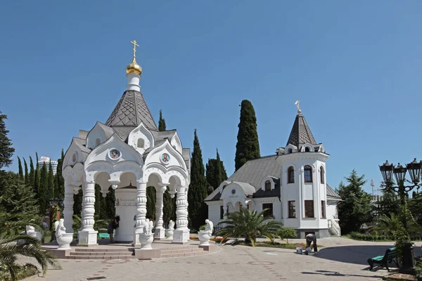 Cattedrale Dell Arcangelo Michele Nella Città Russa Sochi — Foto Stock