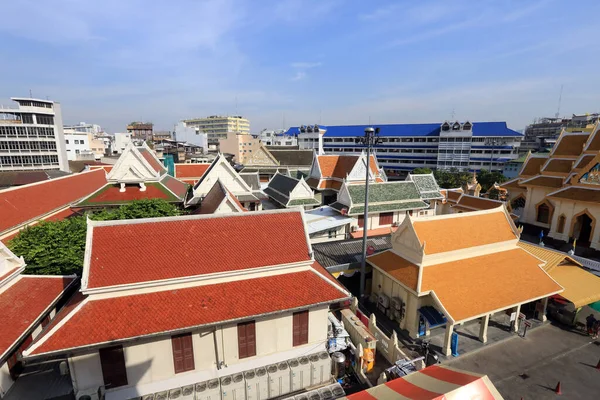 Bangkok Tajlandia Grudnia 2014 Wat Traimit Znany Swojego Gigantycznego Trzymetrowego — Zdjęcie stockowe