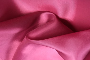 Saten kumaş fuşya renk stüdyosunun makro dokusu