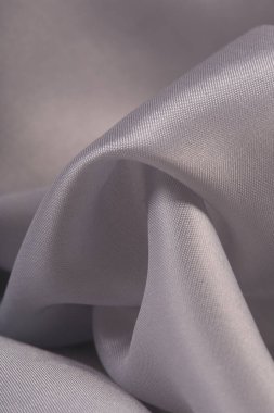 makro doku beyaz-gri saten stüdyoyu katlar