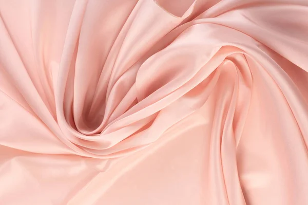 Macro Texture Pink Chiffon Folds Studio — Stock Photo, Image