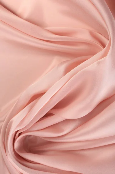 Textura Macro Estúdio Dobras Chiffon Rosa — Fotografia de Stock