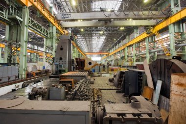 Ekaterinburg, Rusya - 01 Şubat 2013: 1 Şubat 2013 'te fabrika ağır mühendisliği 