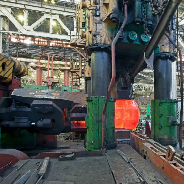 Ekaterinburg, Rusya - 01 Şubat 2013: 1 Şubat 2013 'te fabrika ağır mühendisliği 