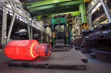 Ekaterinburg, Rusya - 01 Şubat 2013: 1 Şubat 2013 'te fabrika ağır mühendisliği 