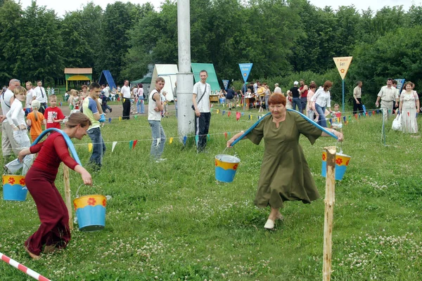 Naberezhnye Chelny Russia June 2006 Horse Racing Hippodrome Naberezhnye Chelny — Stock Photo, Image