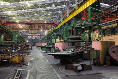 Ekaterinburg, Rusya - 01 Şubat 2013: 1 Şubat 2013 'te fabrika ağır mühendisliği 