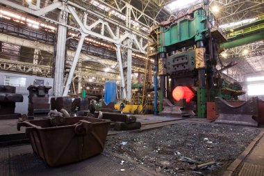 Ekaterinburg, Rusya - 01 Şubat 2013: 1 Şubat 2013 'te fabrika ağır mühendisliği 