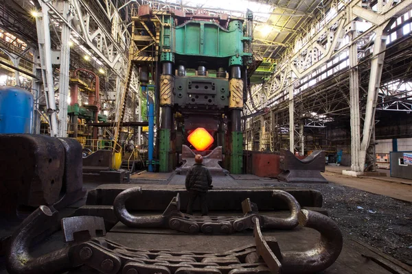 Jekaterinburg Russland Februar 2013 Besichtigungstour Durch Das Schwermaschinenwerk Uralmasch Innenausbau — Stockfoto