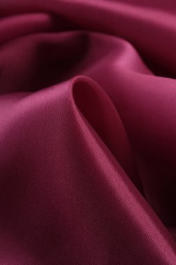 Saten kumaş fuşya renk stüdyosunun makro dokusu