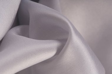 makro doku beyaz-gri saten stüdyoyu katlar