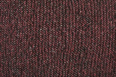 Burgonya örgü kumaş stüdyosunun makro dokusu