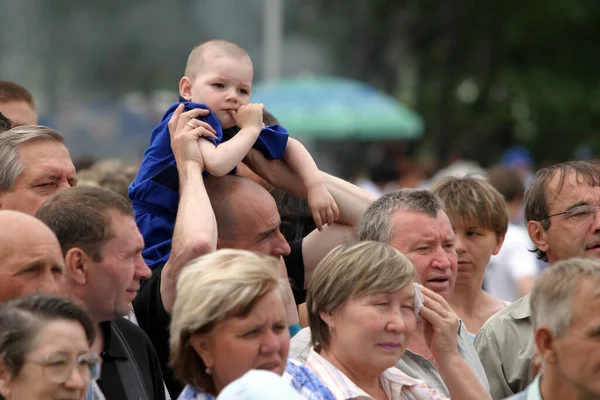 Набережные Челны Россия Июня 2006 Года Скачки Ипподроме Набережных Челнов — стоковое фото