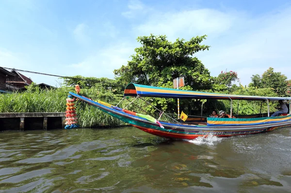 Bangkok Thailand December 2014 Csónakázás Chao Phraya Folyón December 2014 — Stock Fotó