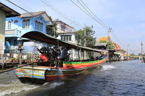 Bangkok Thailand Prosince 2014 Loď Řece Chao Phraya Prosince 2014 — Stock fotografie