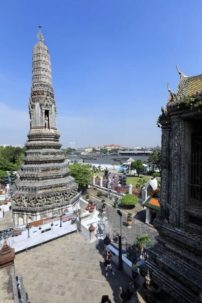 Bangkok Thaïlande Décembre 2014 Temple Wat Arun Temple Aube Tire — Photo