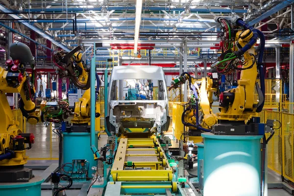 Yelabuga Ryssland Maj 2014 Monteringsfordon Ford Sollers Fabrik Den Särskilda — Stockfoto