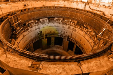 Endüstriyel iç kapsama jeneratörü stator, hidroelektrik türbin salonu