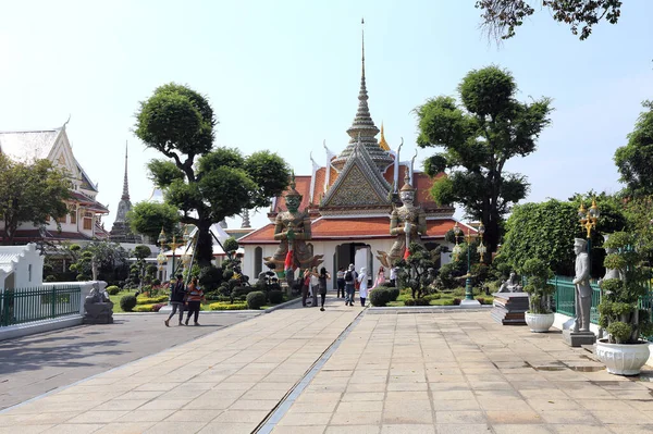 Bangkok Thailand 2014 Wat Arun Temple Dawn Temple 떠오르는 태양의 — 스톡 사진