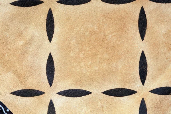 Macro Textura Fragmento Marrón Estudio Cuero —  Fotos de Stock