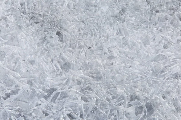Макро Дивна Текстура Льоду Снігу — стокове фото