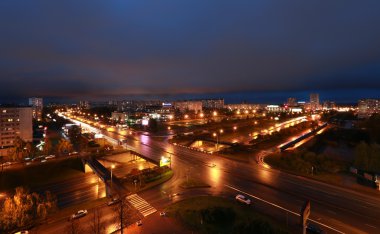 Naberezhnye Chelny, Rusya Federasyonu - 7 Ekim 2014: cityscape görüntülemek fro