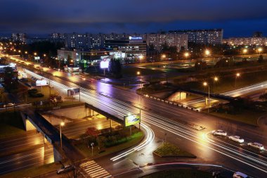 Naberezhnye Chelny, Rusya Federasyonu - 7 Ekim 2014: cityscape görüntülemek fro