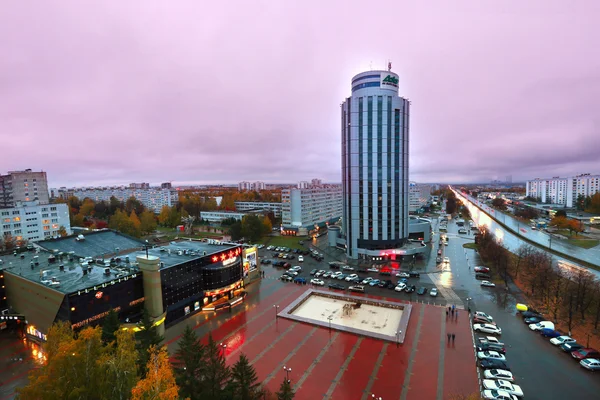 М. Набережні Челни, Росія - 7 жовтня 2014 року: міський пейзаж переглянути fro — стокове фото