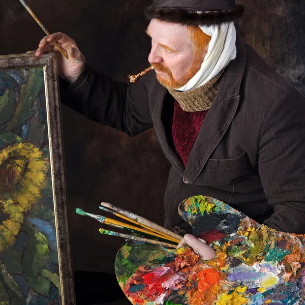 Überzeugendes van-Gogh-Porträt der Hingabe lizenzfreie Stockfotos