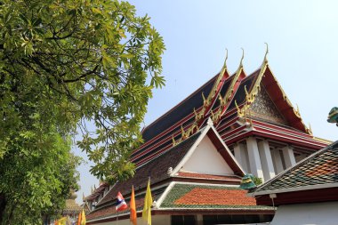 Bangkok, Tayland - 15 Aralık 2014: Wat Suthat Thepwa Tur