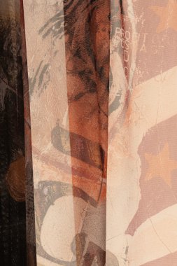 Soyut desenli kumaş