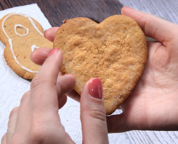 Hand-painted ginger cookies — Stock Photo, Image