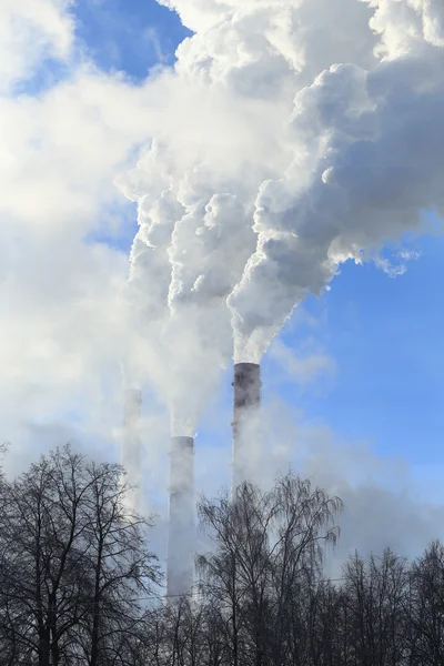 Industri och natur — Stockfoto