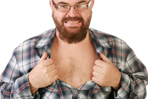 Портрет человека с бородой — стоковое фото