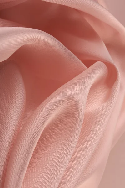 Pieghe chiffon rosa — Foto Stock