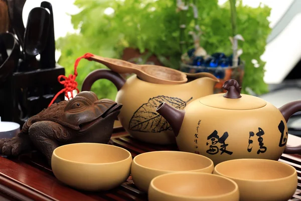 Utensils  for tea ceremony — Stock Photo, Image