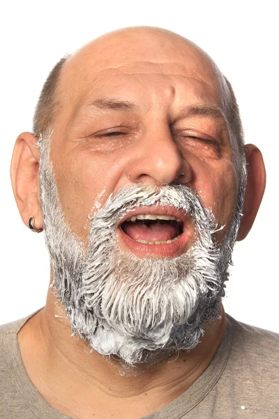 Adult man color beard — Stock Photo, Image
