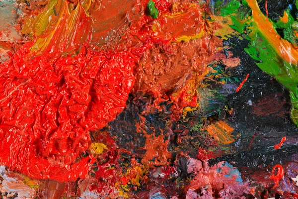 Färger konstnärens palett — Stockfoto