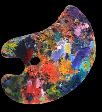 sanatçının palet renk