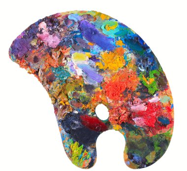 sanatçının palet renk