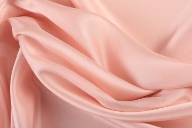 pembe şifon kıvrımlar