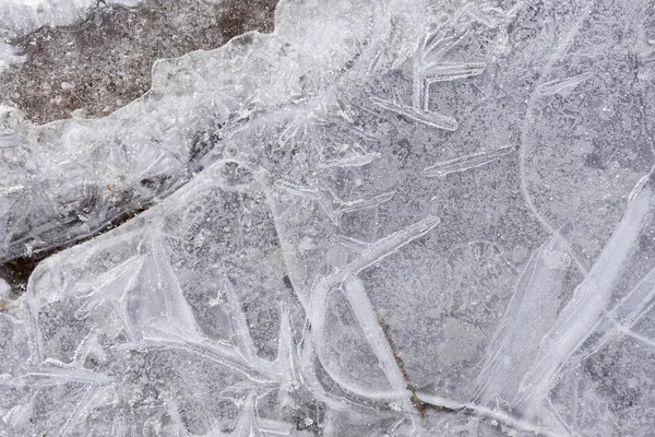 Konsistens av is och snö — Stockfoto