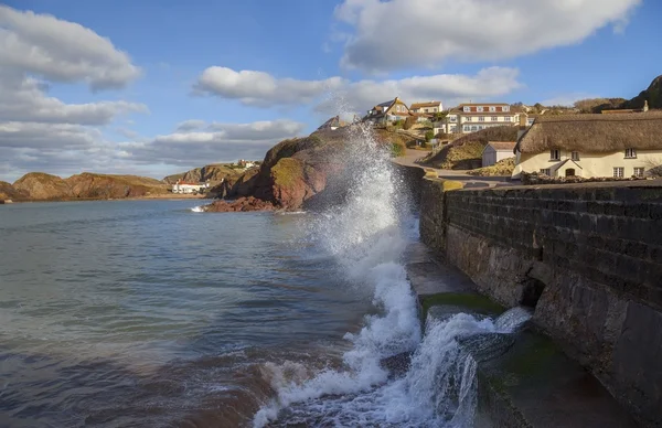 Hoppas cove, devon, england — Stockfoto