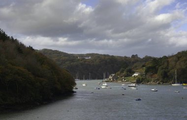 Plymouth yakınlarındaki Newton Ferrers, Devon, İngiltere.
