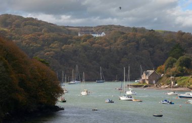 Plymouth yakınlarındaki Newton Ferrers, Devon, İngiltere.