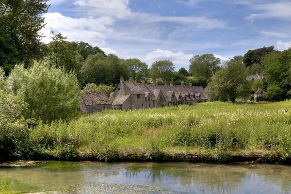 Arlington Row, Bibury, Gloucestershire, England